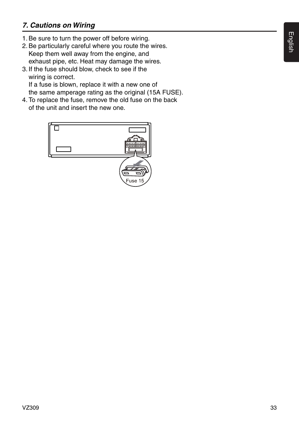 Clarion VZ309 User Manual | Page 33 / 36