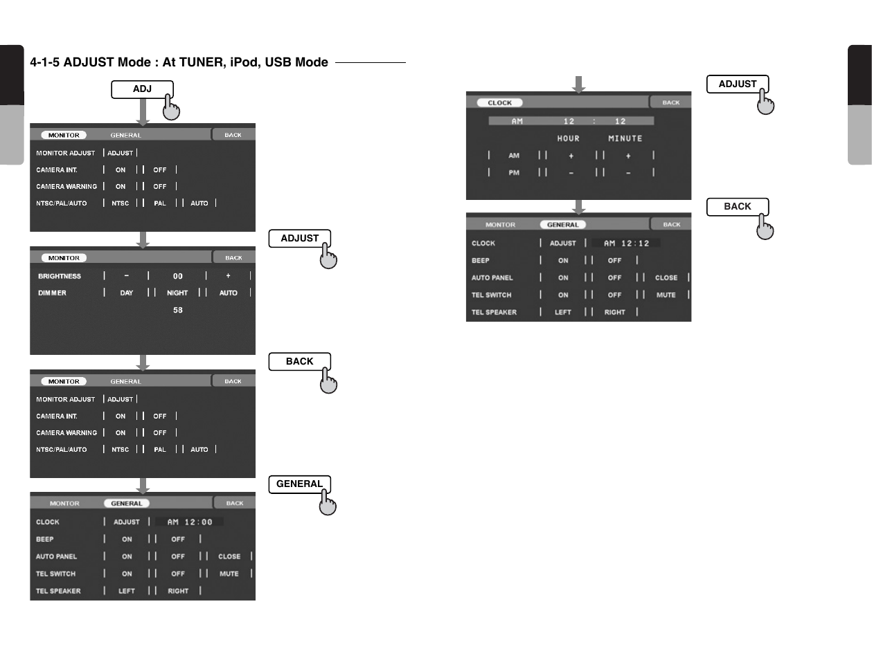 22 english, 21 english | Clarion VRX585USB User Manual | Page 20 / 66
