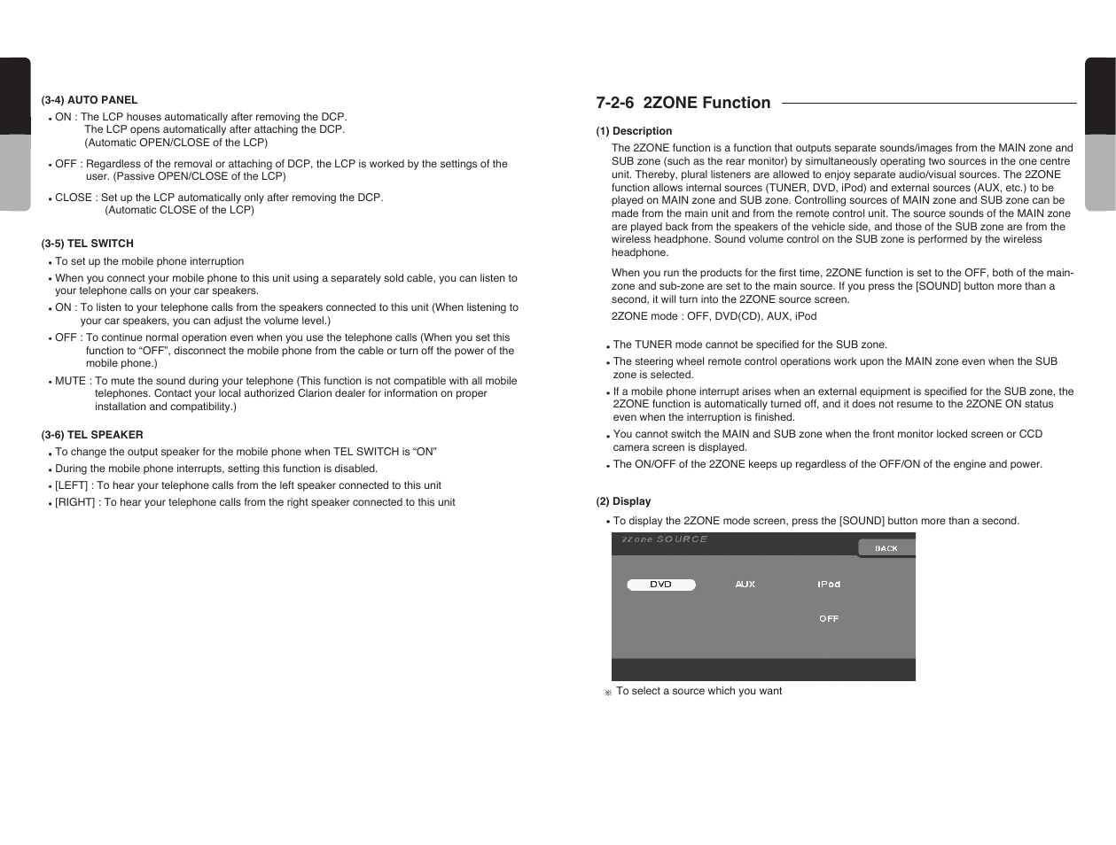38 english, 37 english | Clarion VRX585USB User Manual | Page 36 / 66