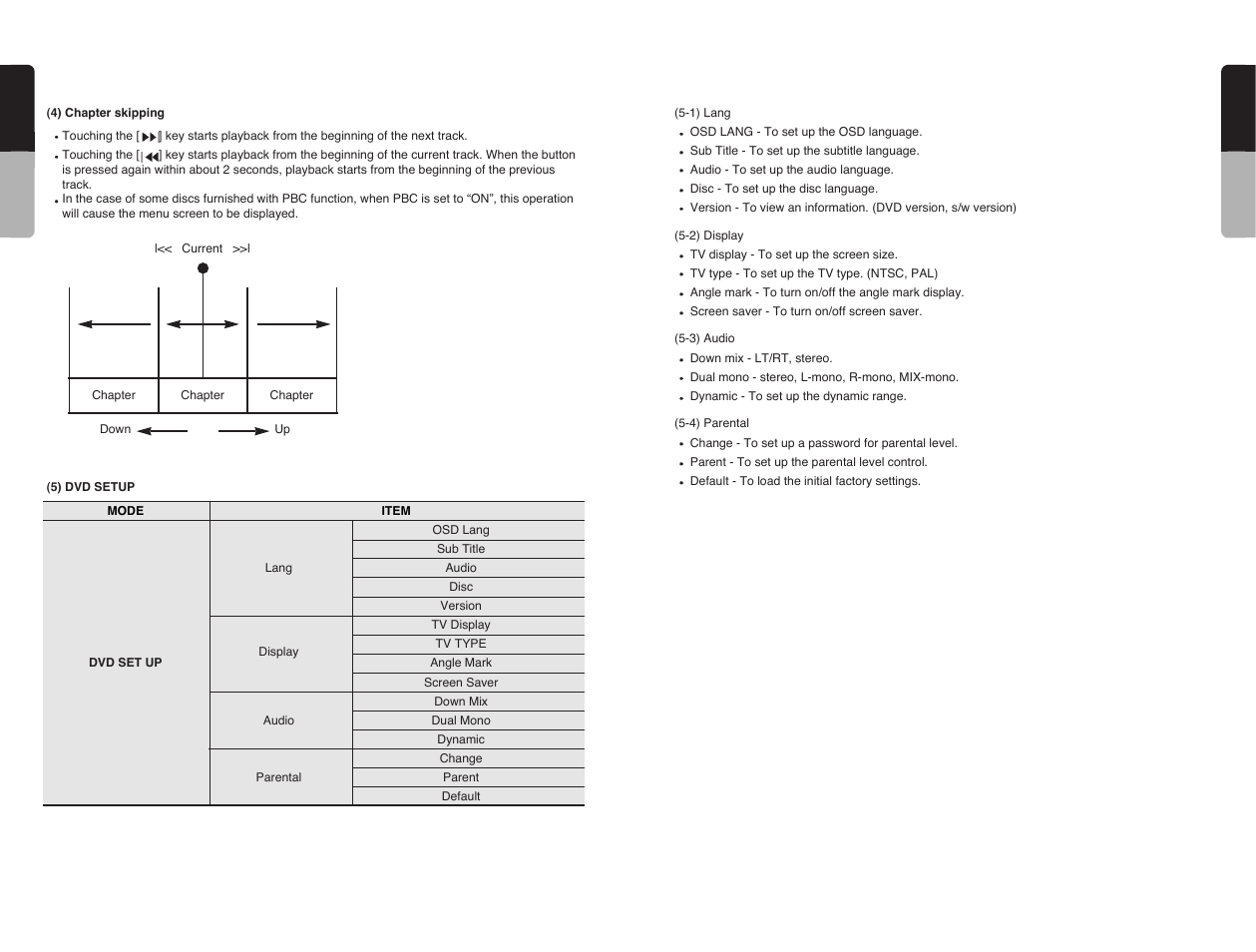 46 english, 45 english | Clarion VRX585USB User Manual | Page 45 / 66