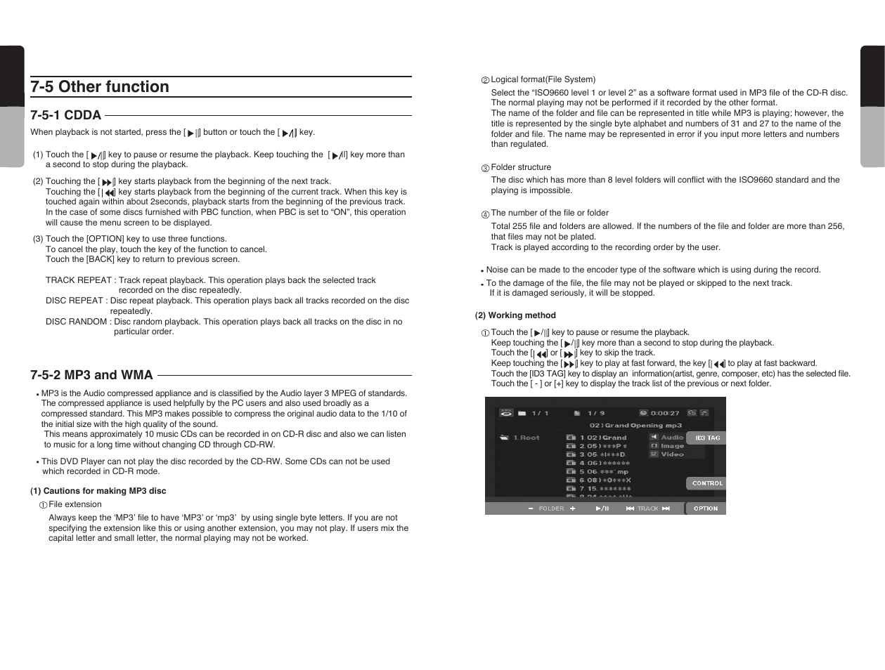 5 other function, 48 english, 47 english | Clarion VRX585USB User Manual | Page 46 / 66