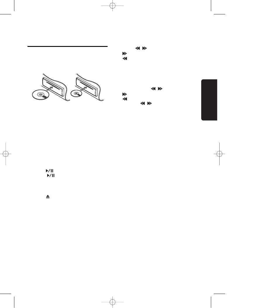 Cd mode operations, 13 english | Clarion DB235 User Manual | Page 11 / 14