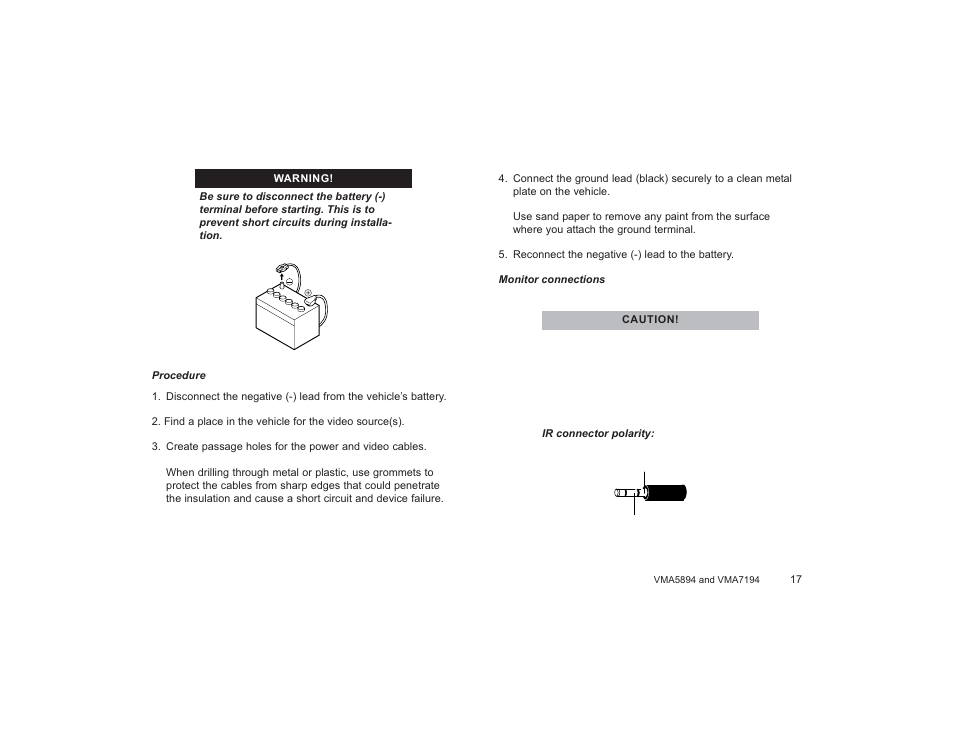 Clarion VMA5894 User Manual | Page 17 / 23