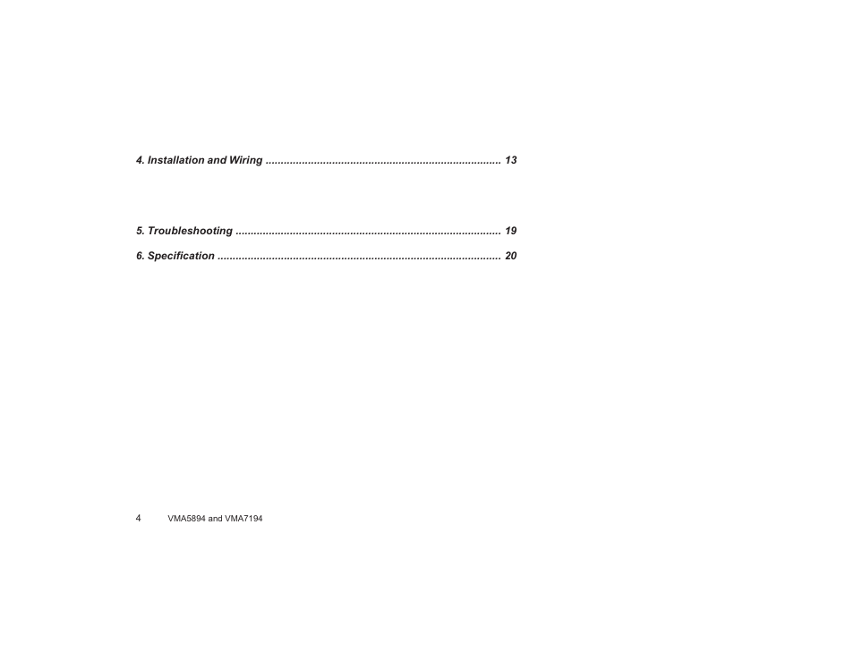 Clarion VMA5894 User Manual | Page 4 / 23