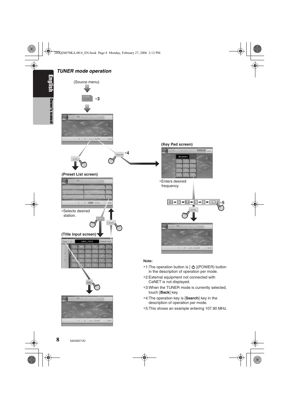English | Clarion MAX667VD User Manual | Page 8 / 75