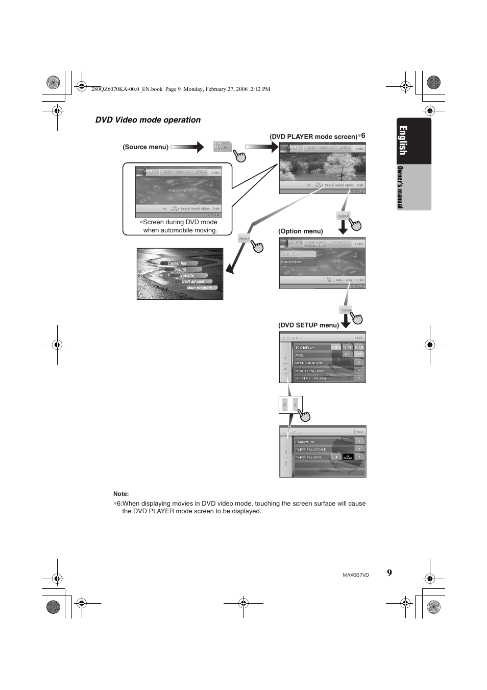English | Clarion MAX667VD User Manual | Page 9 / 75