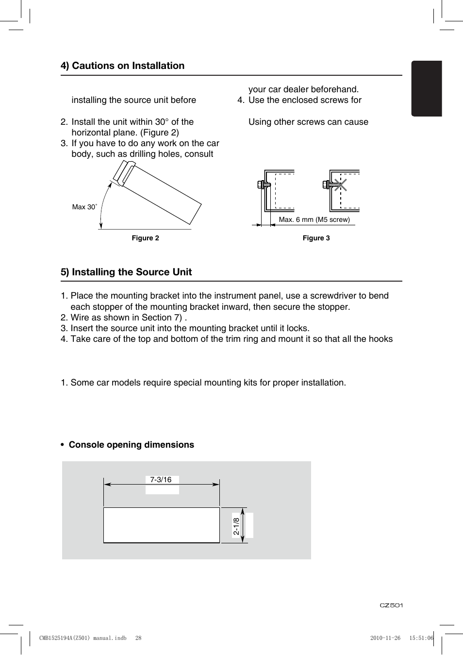 Clarion CZ501 User Manual | Page 29 / 34