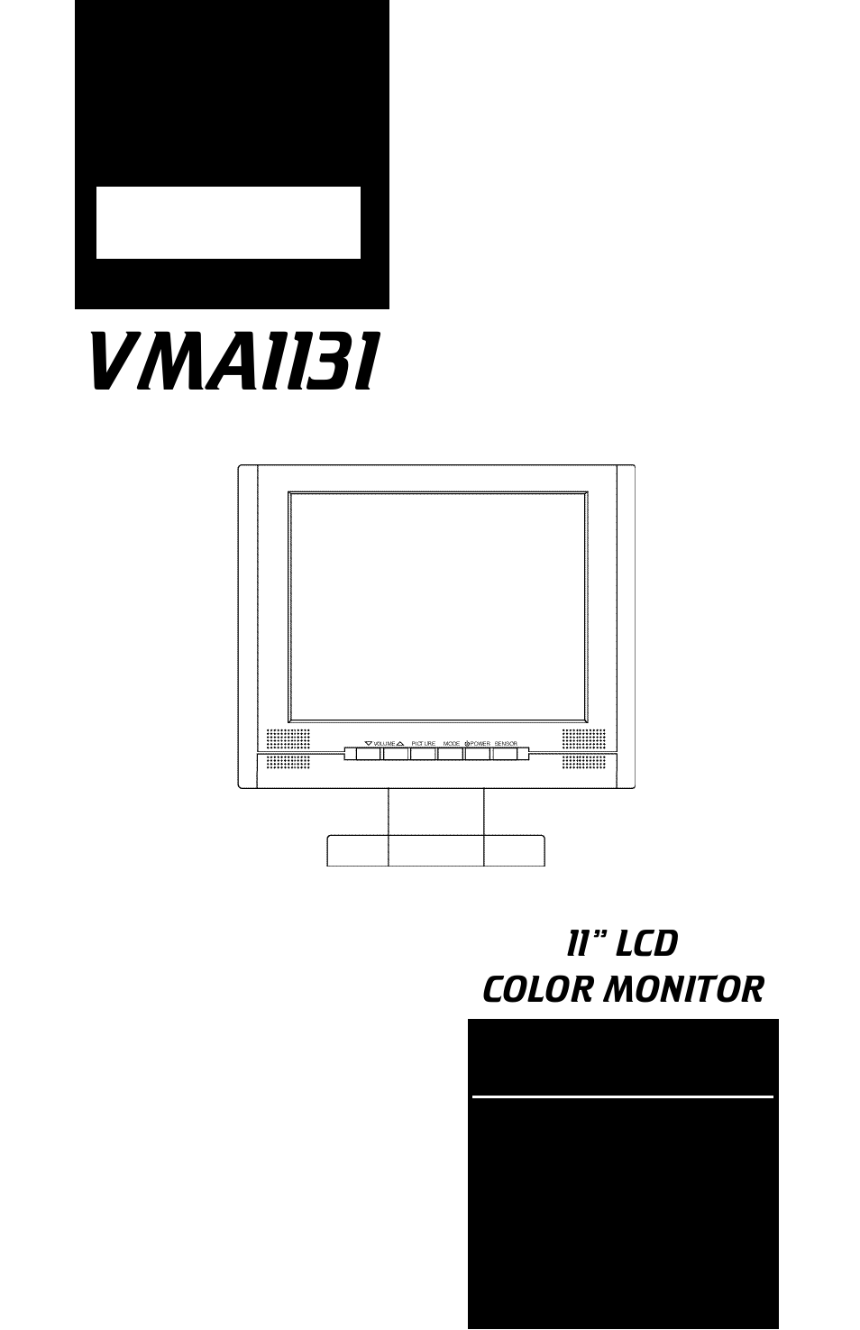 Clarion VMA1131 User Manual | 12 pages