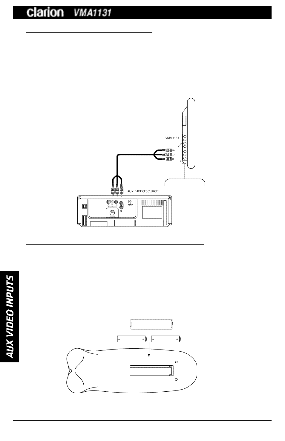 Clarion VMA1131 User Manual | Page 6 / 12