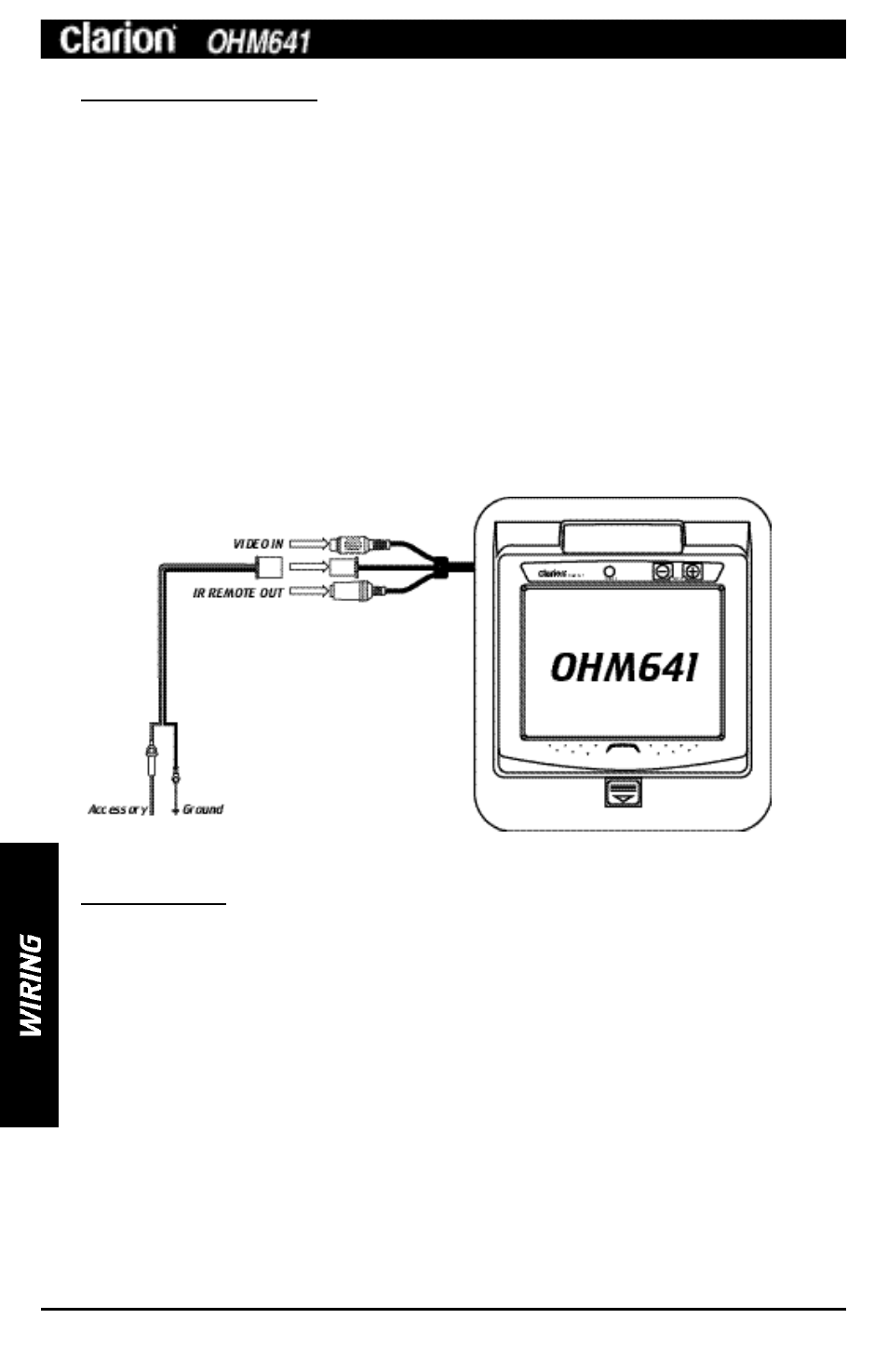 Clarion OHM641 User Manual | Page 4 / 12