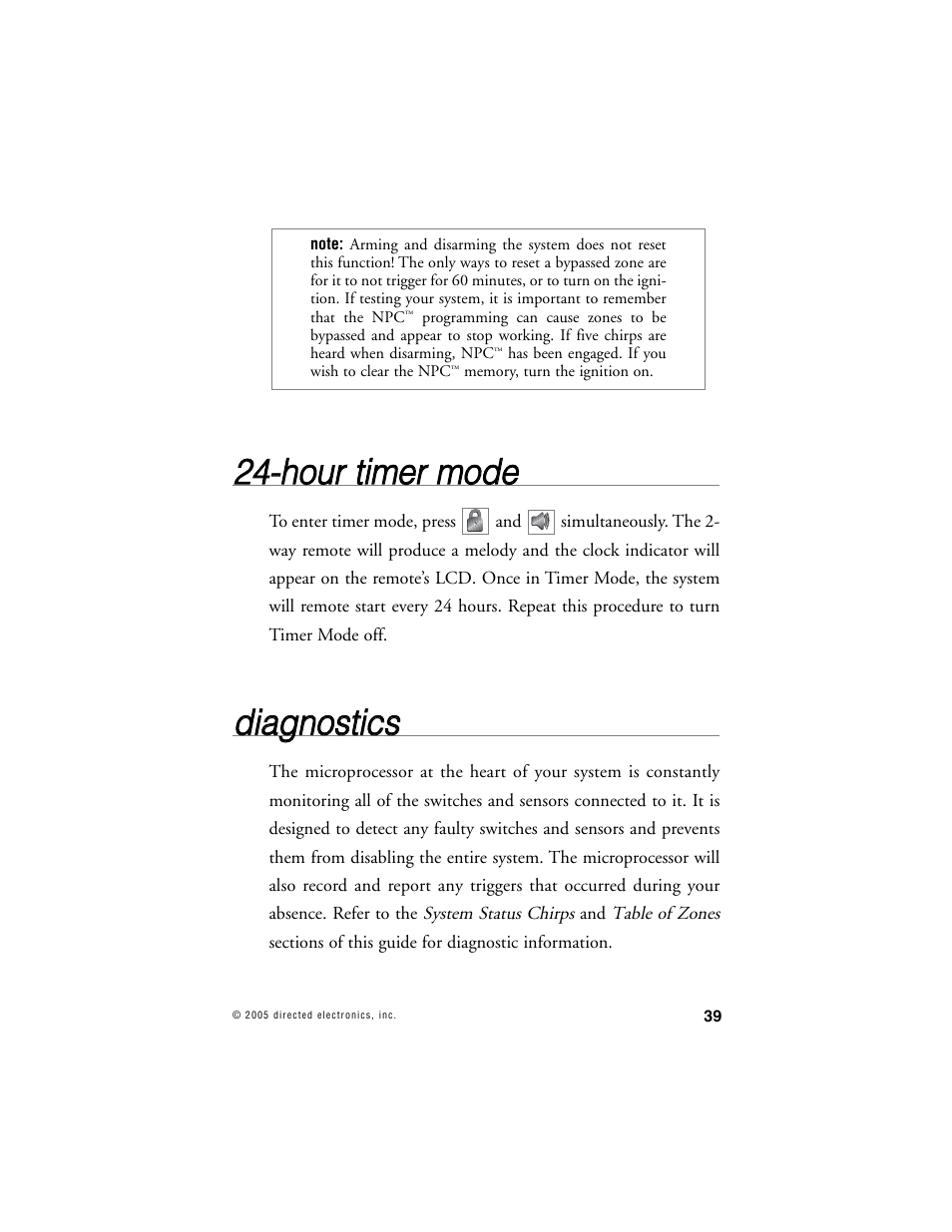 224 4--h ho ou urr ttiim me err m mo od de e, Ddiia ag gn no ossttiic css | Clarion SR6000 User Manual | Page 42 / 57