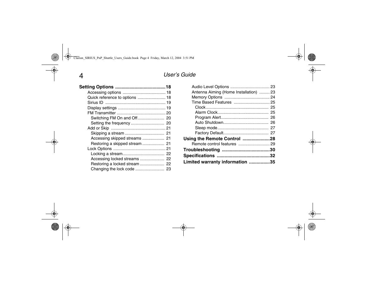 Clarion Plug and Play Receiver User Manual | Page 6 / 40