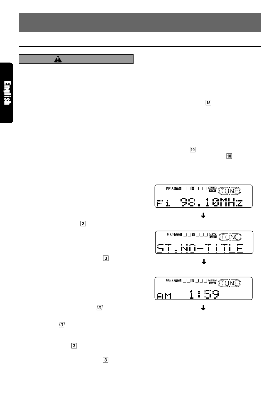 Operations, Basic operations, Caution | Turning on/off the power, Selecting a mode, Adjusting the volume, Switching the display | Clarion PROAUDIO DRX7575Z User Manual | Page 8 / 22