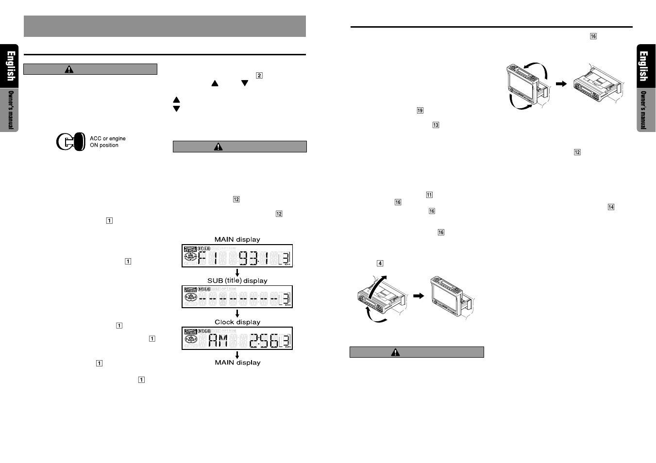 Operations, Basic operations, Caution | Clarion VRX610 User Manual | Page 9 / 28