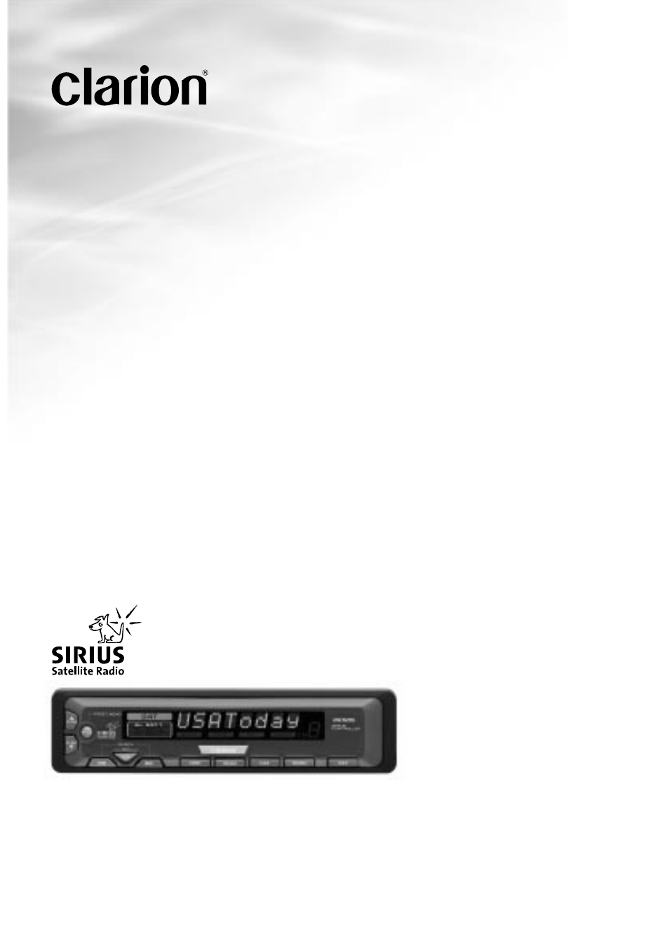 Clarion SIRIUS DSC920S User Manual | 10 pages