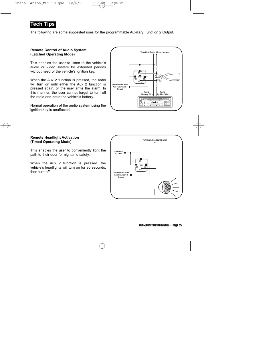 Tech tips | Clarion UNGO MS5500 User Manual | Page 29 / 32