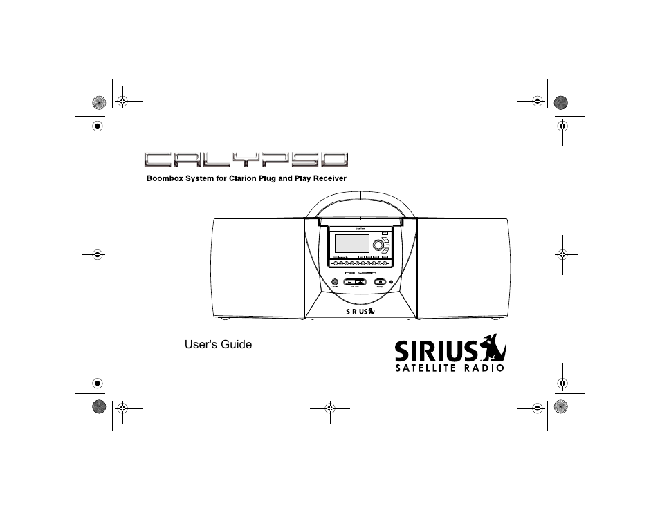 Clarion Boombox User Manual | 12 pages