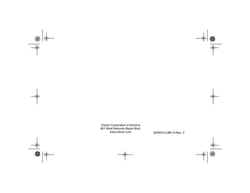 Clarion Boombox User Manual | Page 12 / 12