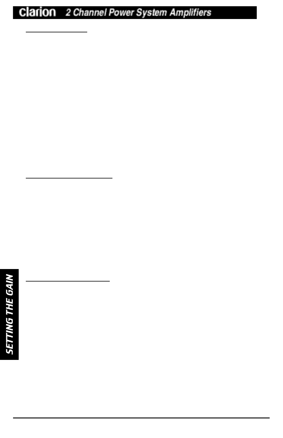 Clarion APX200.2 User Manual | Page 12 / 16