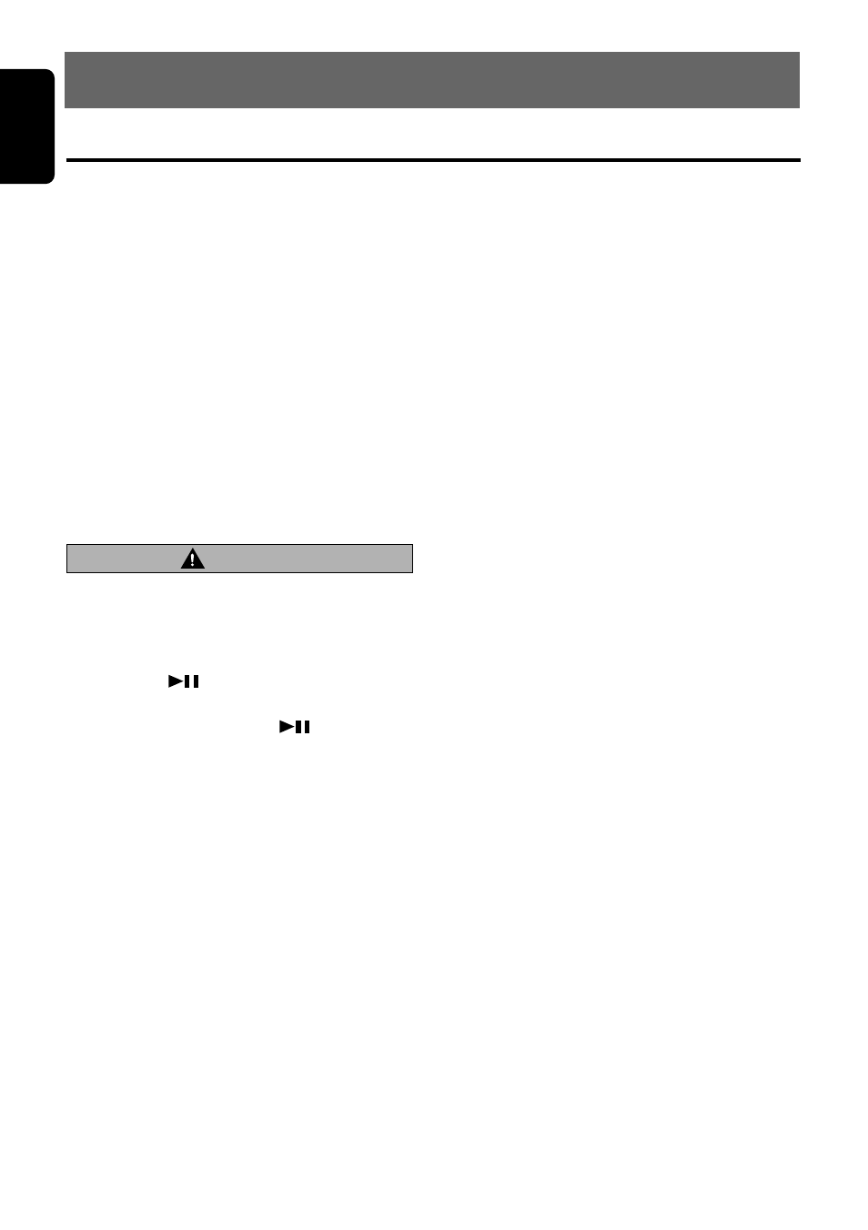 Operations of accessories, Cd/md changer operations, English | Caution, Cd/md changer functions, Pausing play, Displaying cd titles, Switching disc titles and track titles(md), Procedure to scroll a title, Selecting a cd | Clarion DXZ825 User Manual | Page 16 / 34