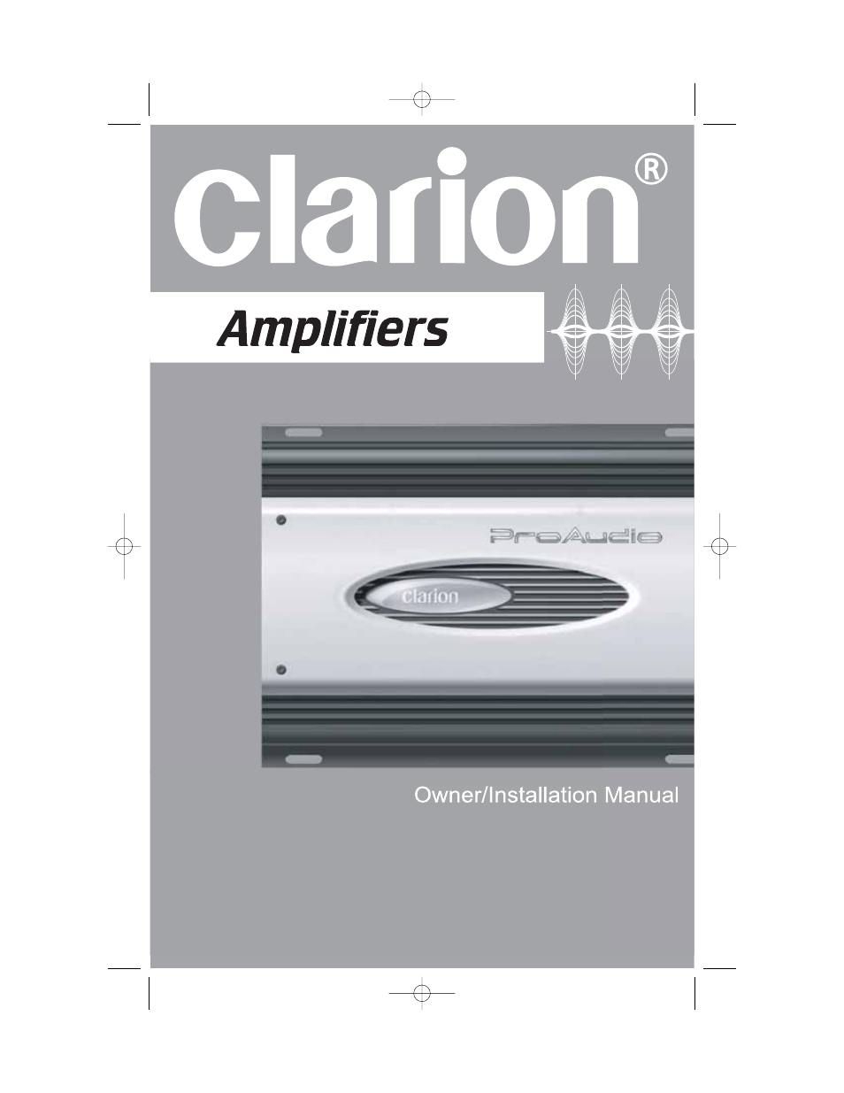 Clarion APX640.4 User Manual | 19 pages