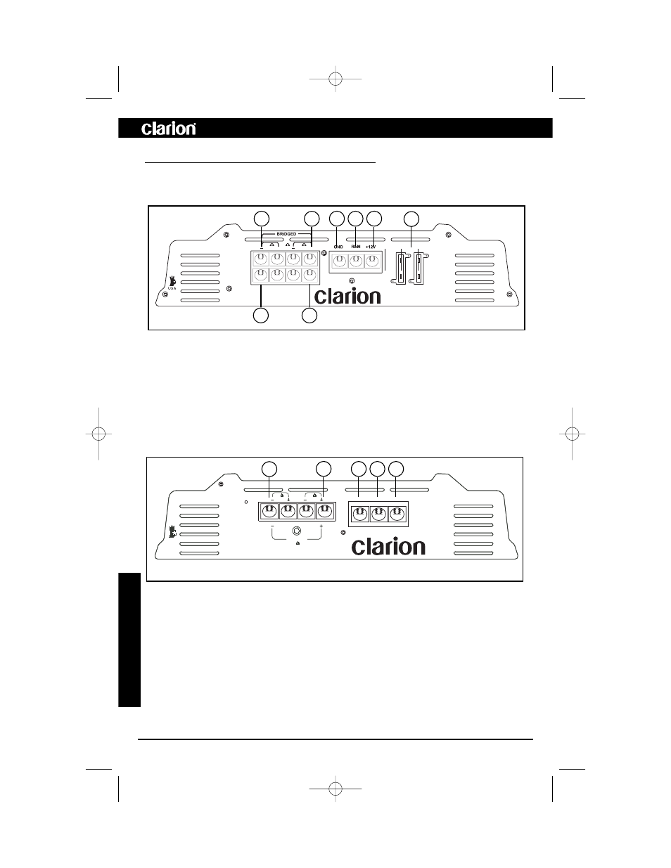 Figure 5-2, Figure 5-1, Connections 10 | Clarion APX640.4 User Manual | Page 10 / 19