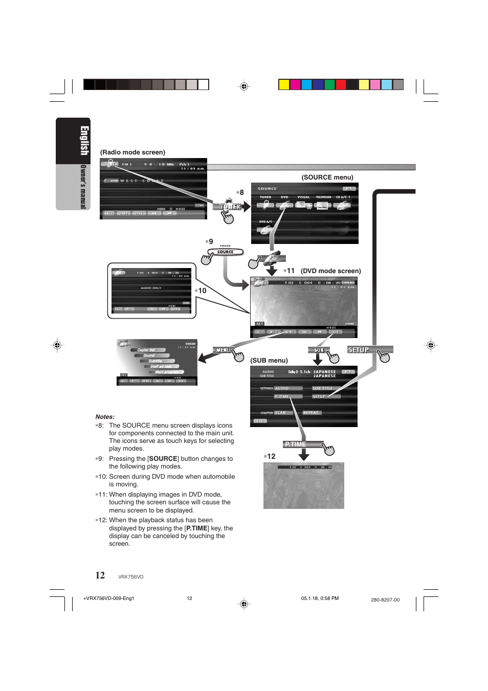 English | Clarion VRX756VD User Manual | Page 10 / 73