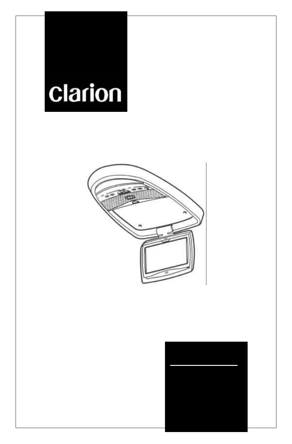 Clarion OHM833 User Manual | 10 pages