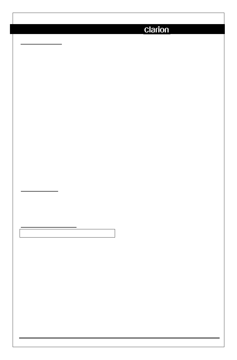 Clarion OHM833 User Manual | Page 3 / 10