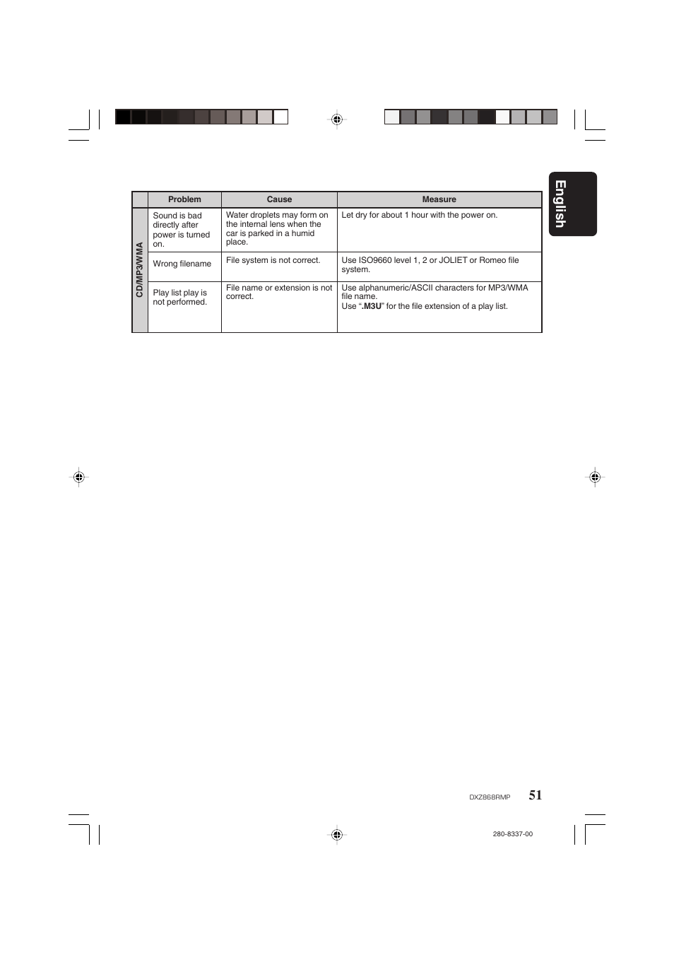 English | Clarion DXZ868RMP User Manual | Page 51 / 56