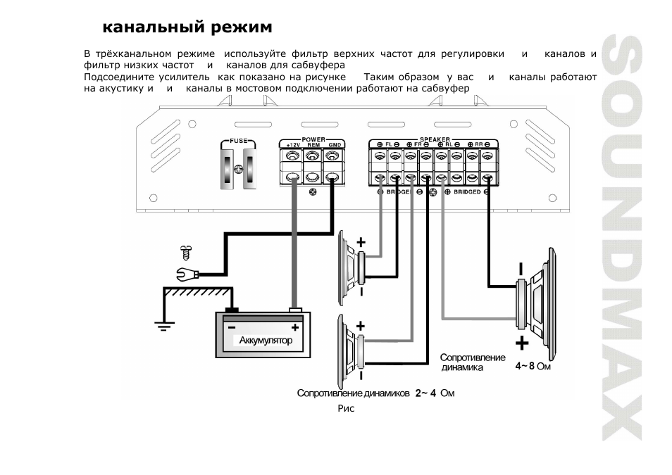 SoundMax SM-SA6042 User Manual | Page 24 / 28