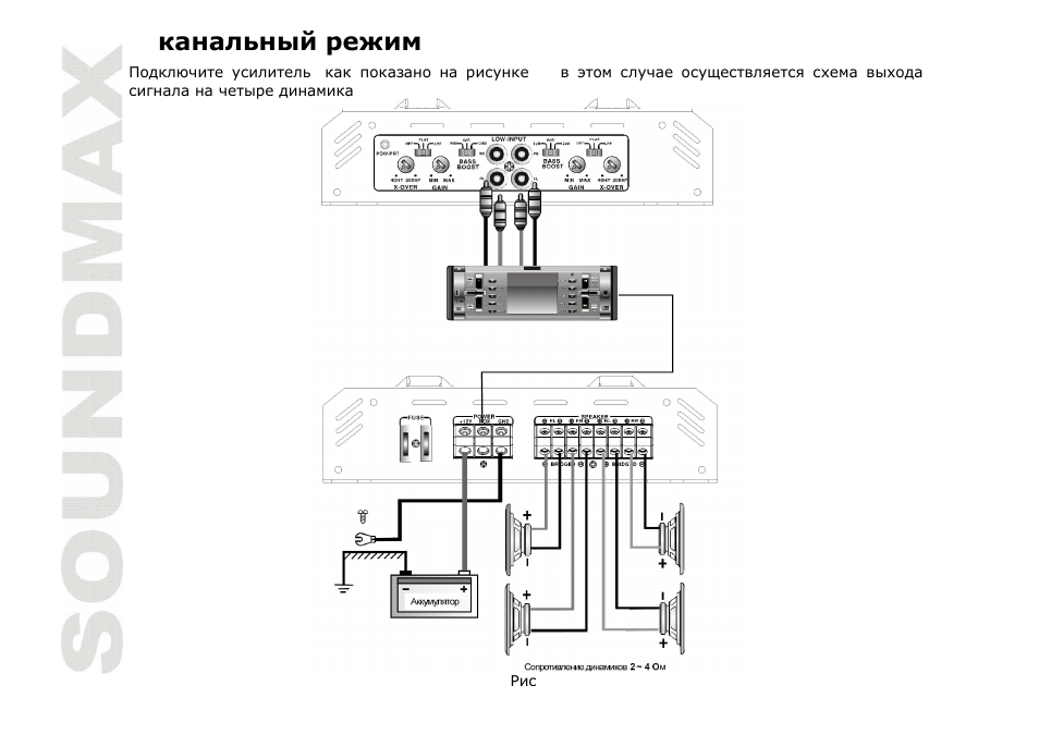 SoundMax SM-SA6042 User Manual | Page 25 / 28