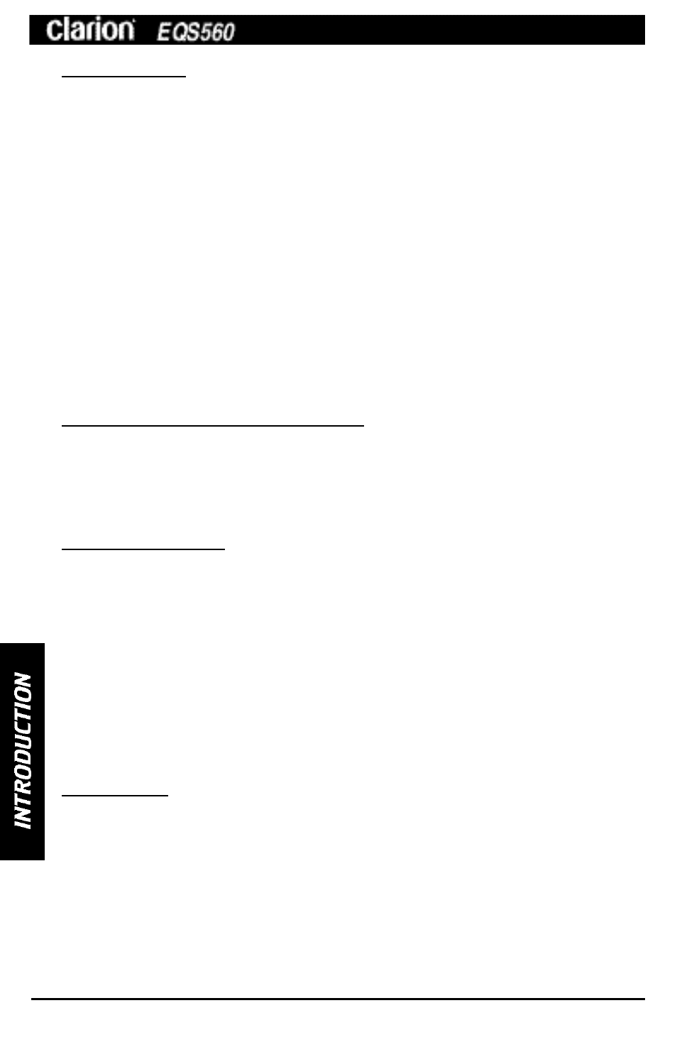 Clarion EQS560 User Manual | Page 2 / 8