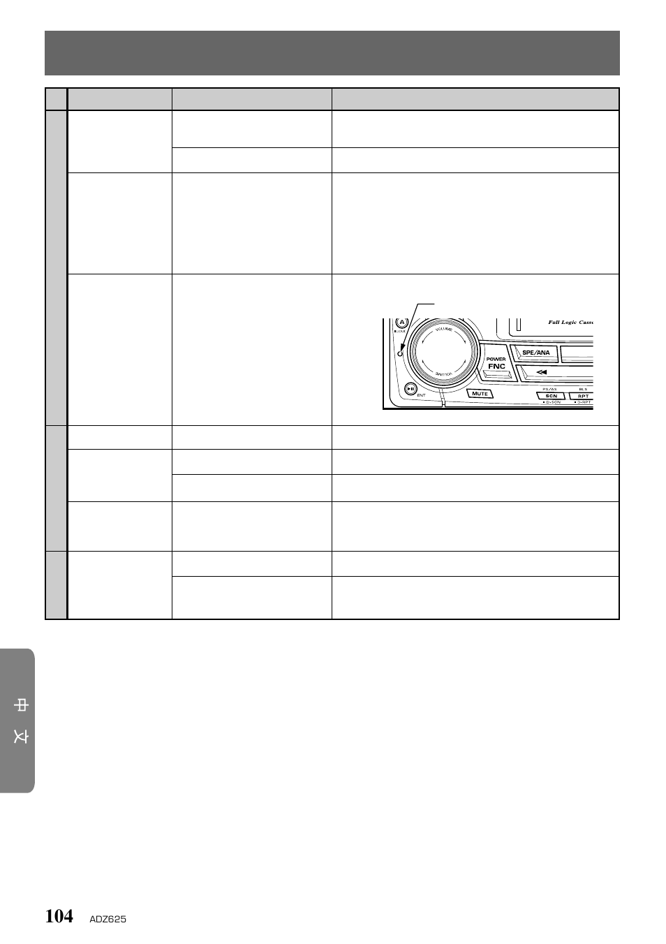 Clarion ADZ625 User Manual | Page 100 / 104