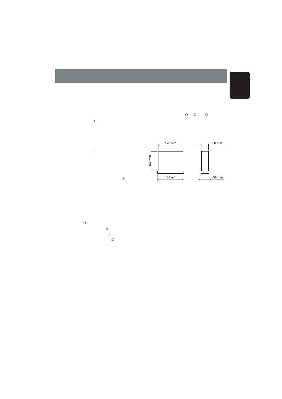 Specifications, 15 english | Clarion DB256 User Manual | Page 13 / 14