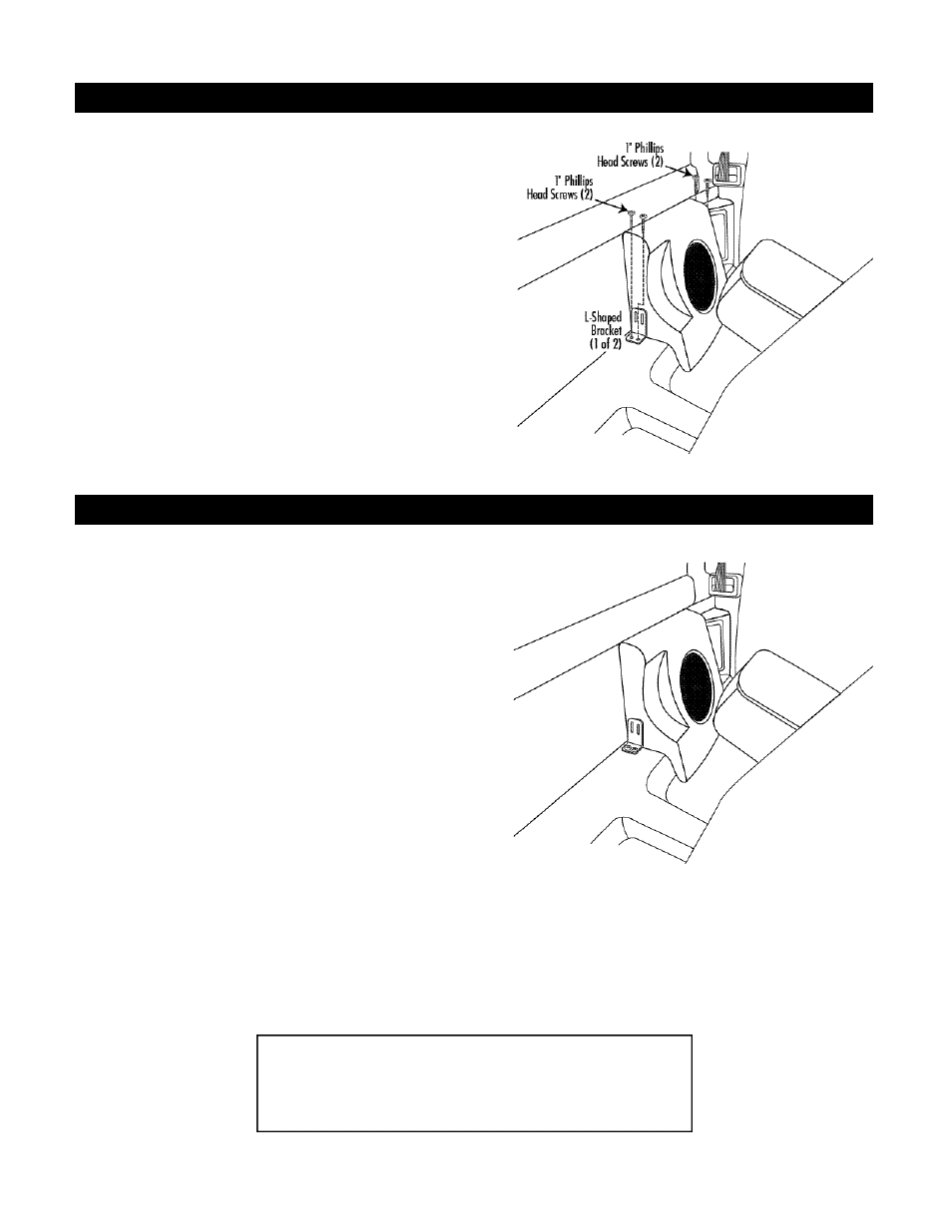 V. attach the enclosure to vehicle, Vi. reassemble the vehicle | Clarion PSWFRGR User Manual | Page 4 / 4