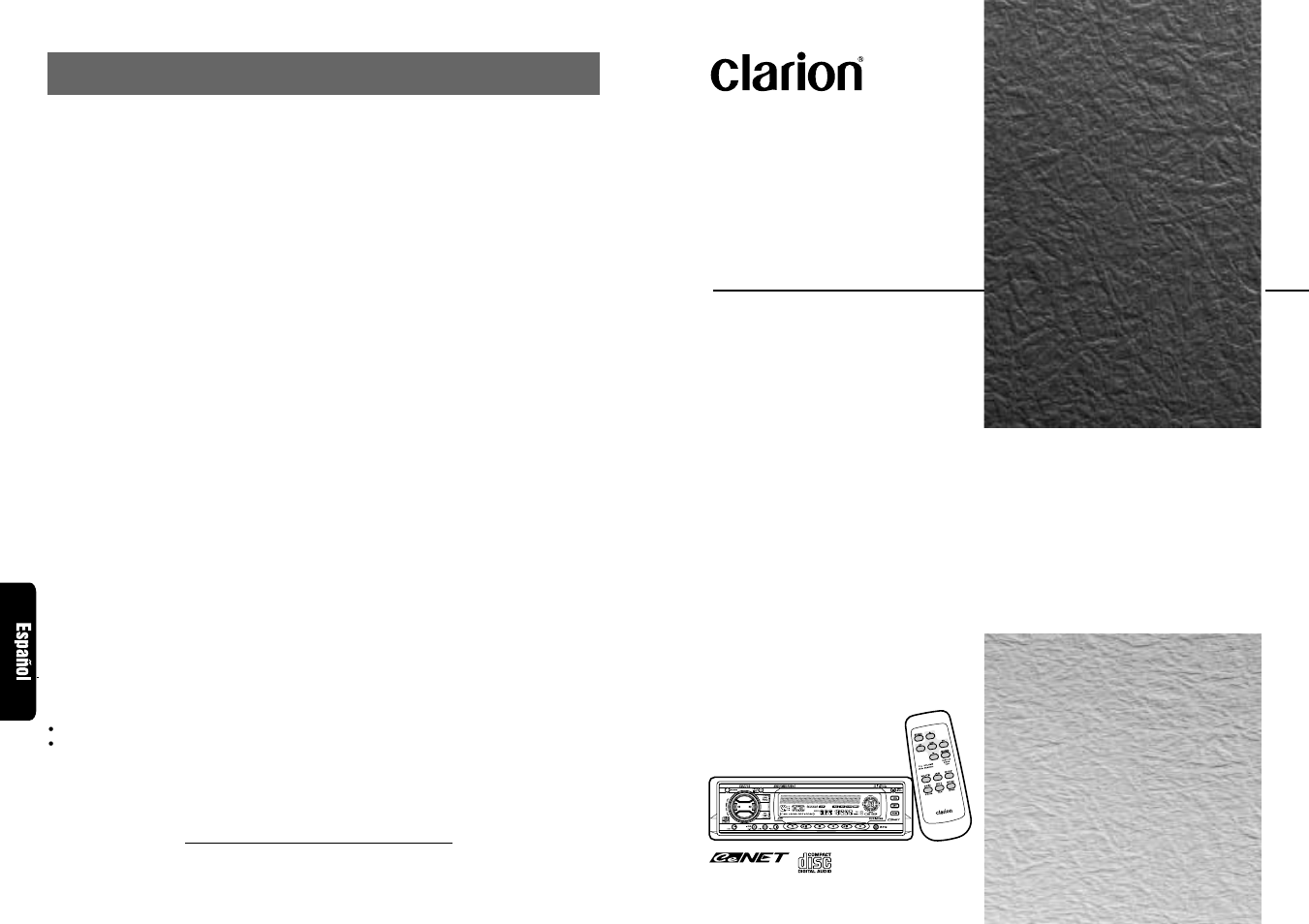 Clarion XDZ716 User Manual | 53 pages