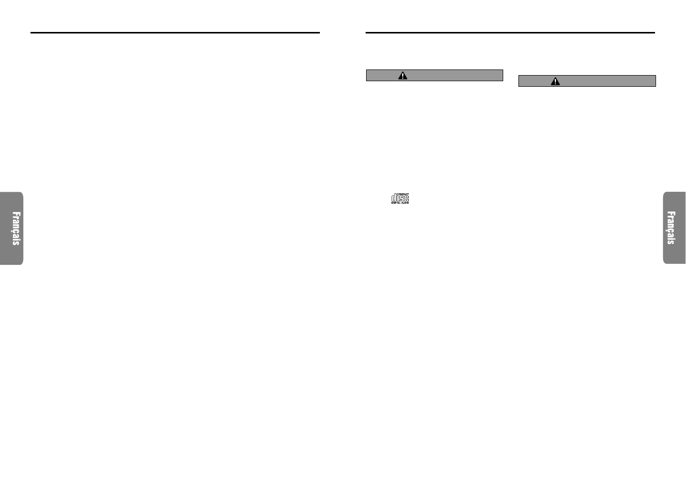 Fonctionnement des cd, Précaution | Clarion XDZ716 User Manual | Page 25 / 53