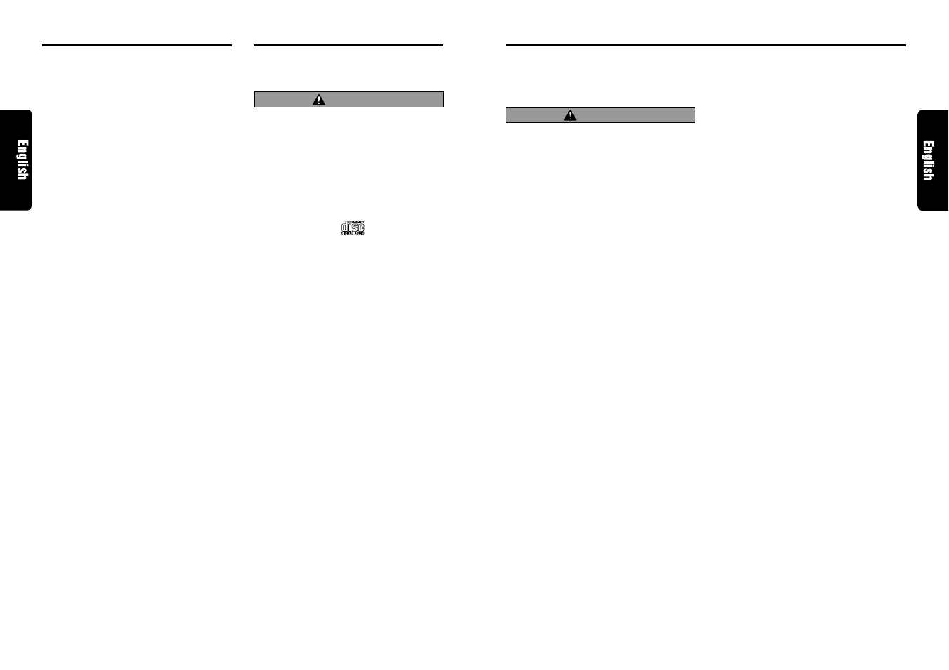 Cd operations, Caution | Clarion XDZ716 User Manual | Page 8 / 53