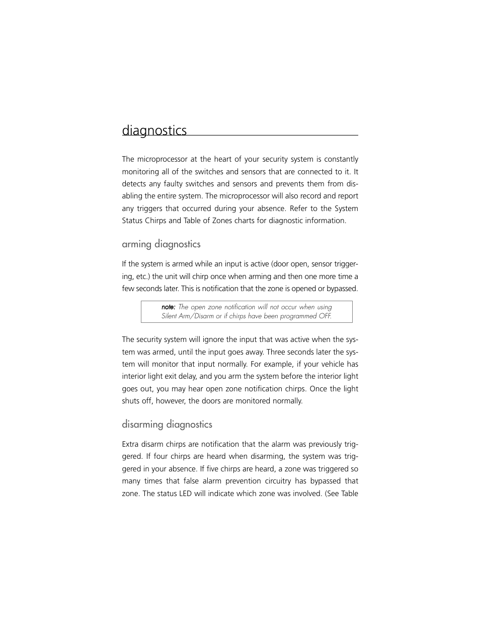 Diagnostics | Clarion S100 User Manual | Page 17 / 36