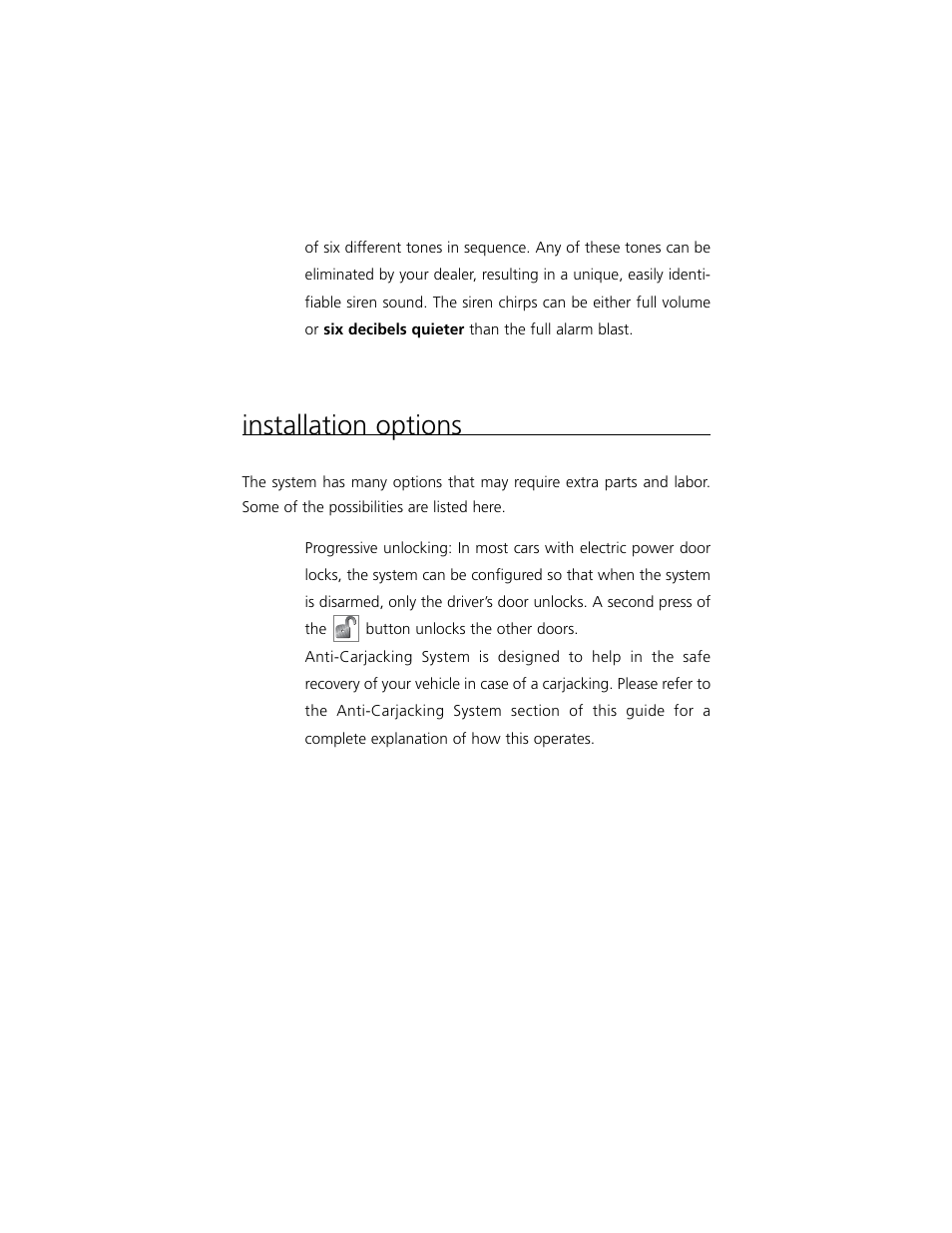 Installation options | Clarion S100 User Manual | Page 26 / 36