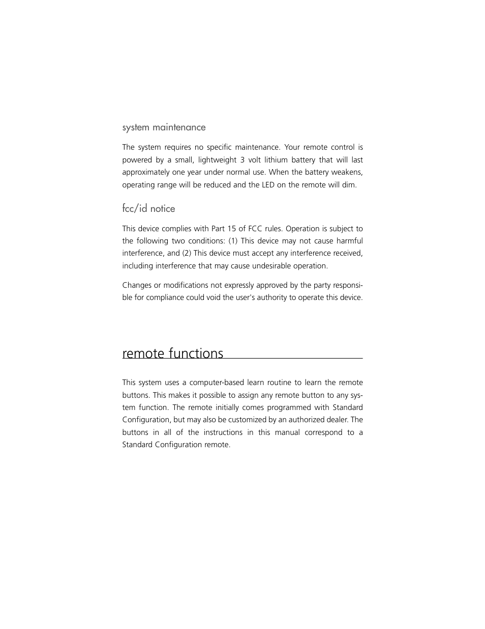 Remote functions | Clarion S100 User Manual | Page 7 / 36