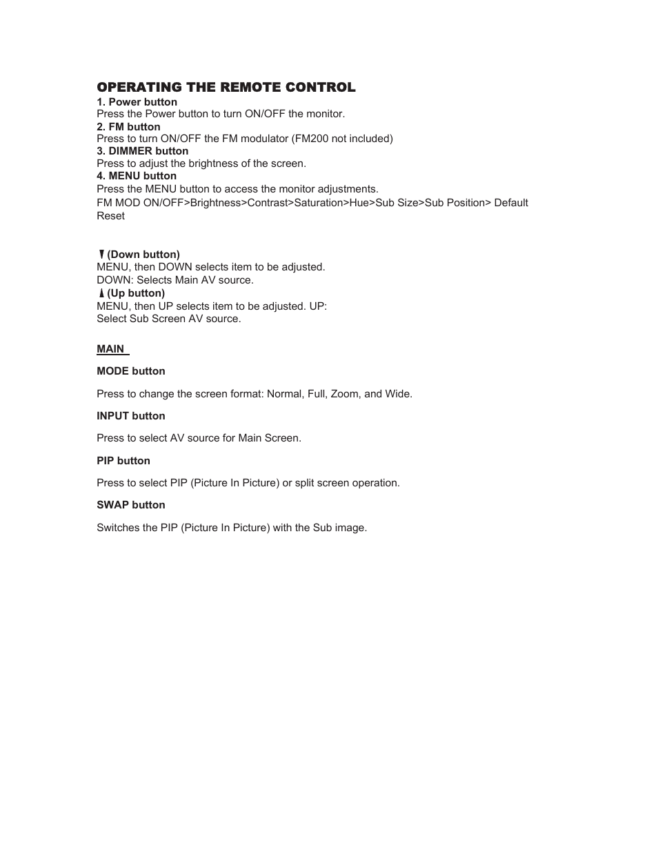 Clarion OHM102/OHM153 User Manual | Page 11 / 22