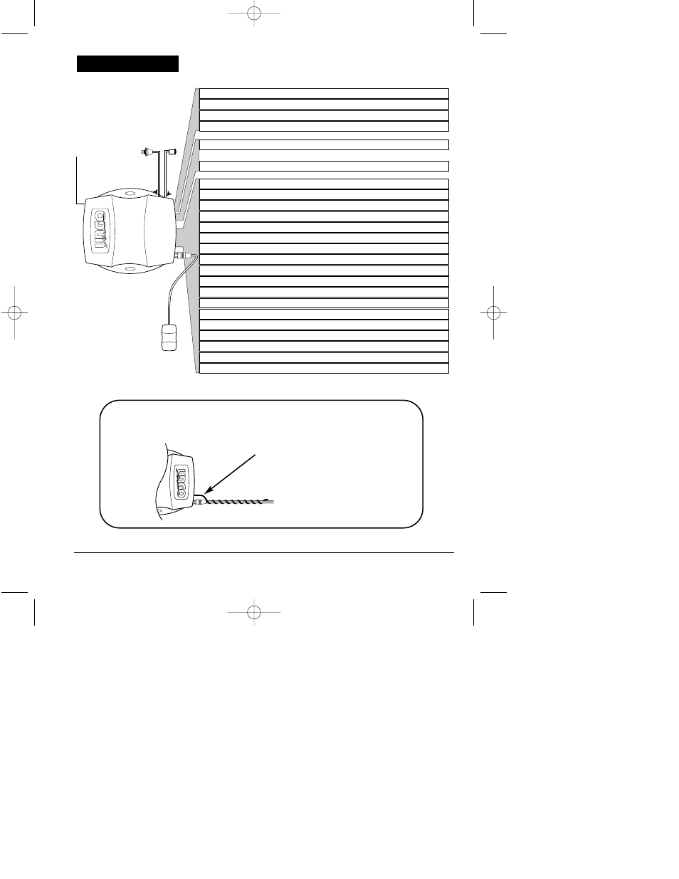 Wiring diagram, Extended range antenna (ms8300) | Clarion UNGO MS8200 User Manual | Page 9 / 30
