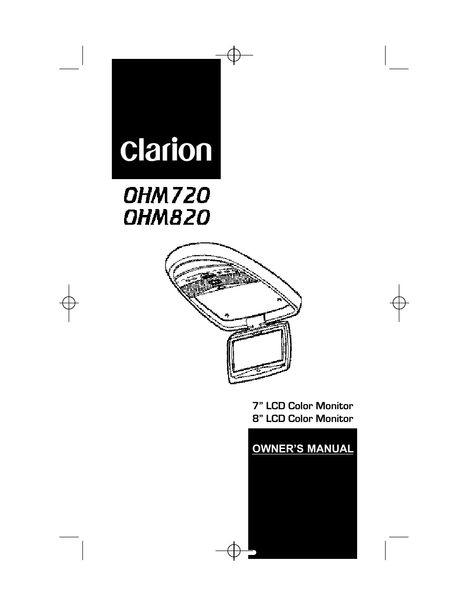 Clarion OHM720 User Manual | 14 pages