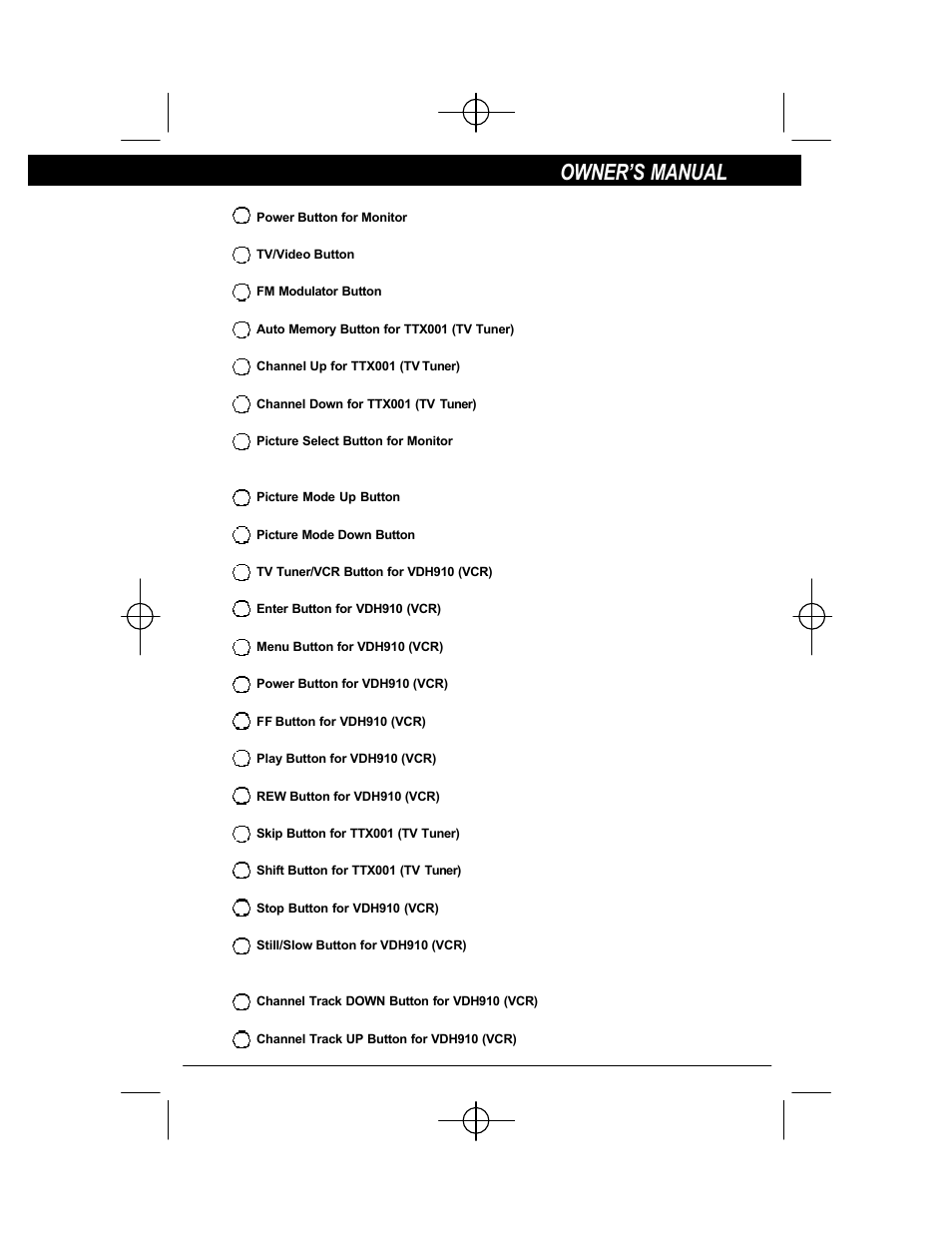 Owner’s manual | Clarion OHM720 User Manual | Page 5 / 14