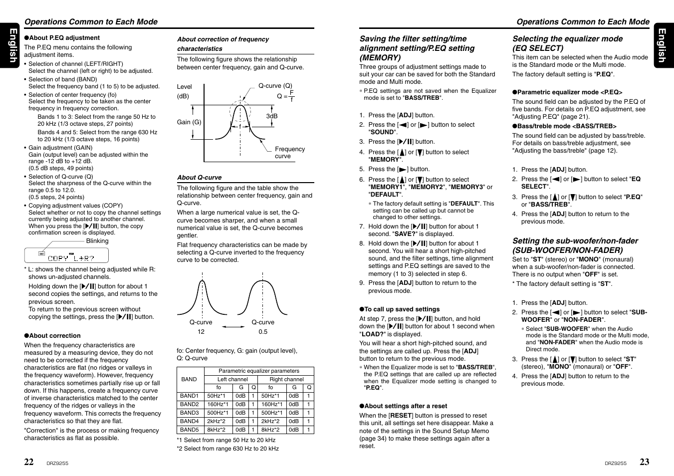 23 english 22, English | Clarion DRZ 9255 User Manual | Page 14 / 20
