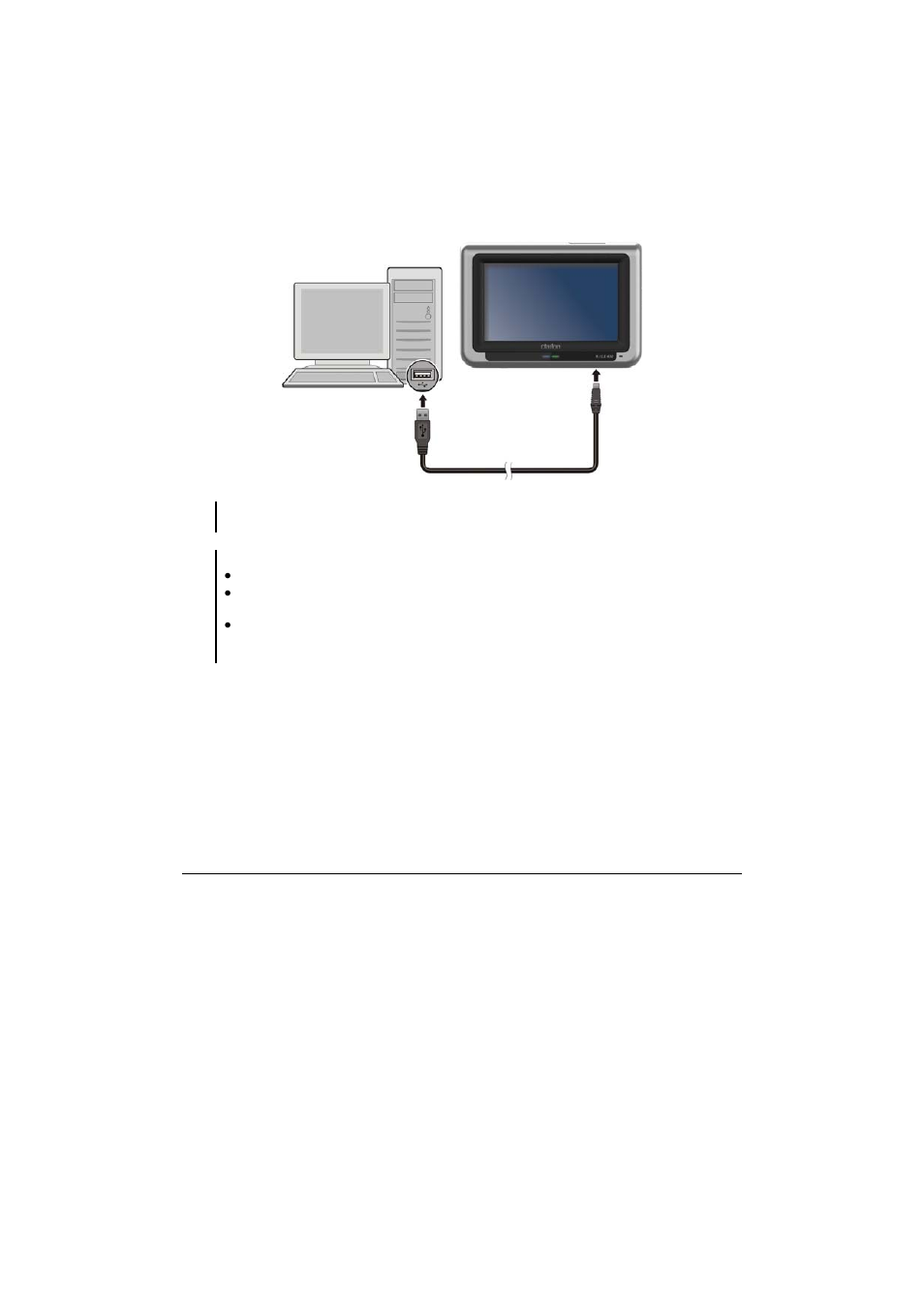 3 charging the battery via the usb cable | Clarion N.I.C.E. 430 User Manual | Page 14 / 158