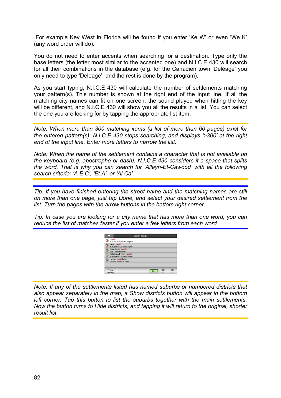 Clarion N.I.C.E. 430 User Manual | Page 145 / 158