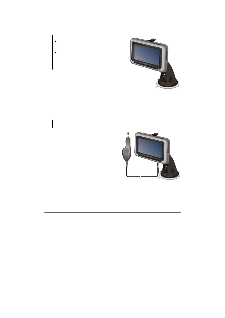 4 using the n.i.c.e. 430 in a vehicle, Using the mounting bracket, Connecting the cigarette lighter adapter | Clarion N.I.C.E. 430 User Manual | Page 15 / 158